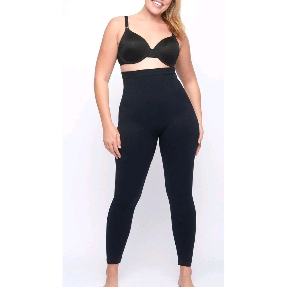 Underoutfit High Waist Shaping Legging Black #392 Size: X-Large Nylon/Spandex